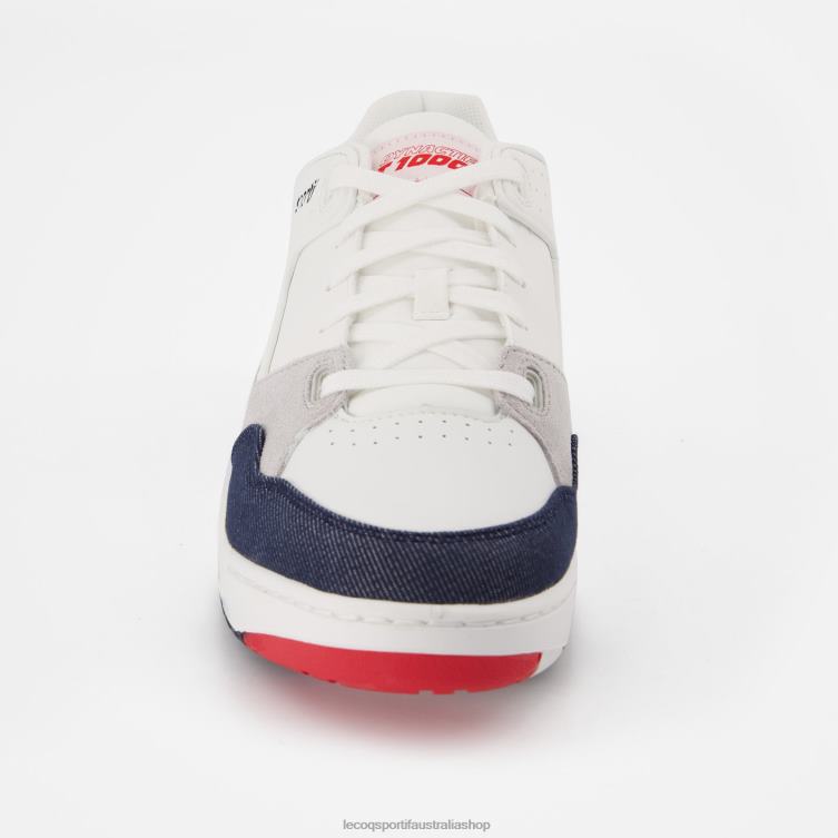 Shoes HVDBF271 Men Le Coq Sportif Shoe Dynactif T1000 Tricolore Denim White - Image 4
