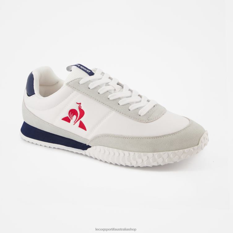 Shoes HVDBF282 Men Le Coq Sportif Shoe Veloce Ii Tricolore White - Image 2