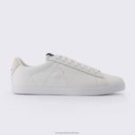 Shoes HVDBF376 Women Le Coq Sportif Shoe Elsa Knit White