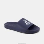 Shoes HVDBF424 Children Le Coq Sportif Slides Made In France Blue - Image 2