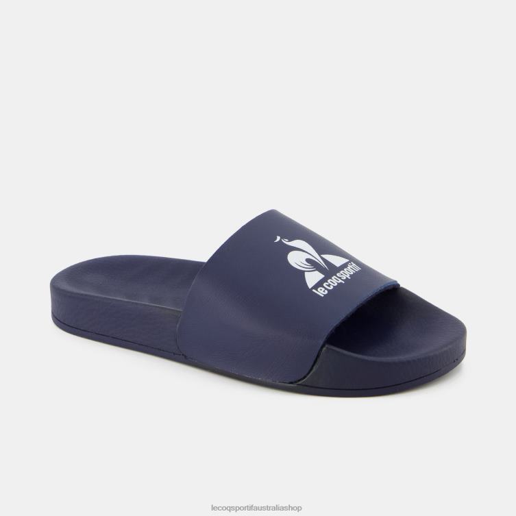 Shoes HVDBF424 Children Le Coq Sportif Slides Made In France Blue - Image 2