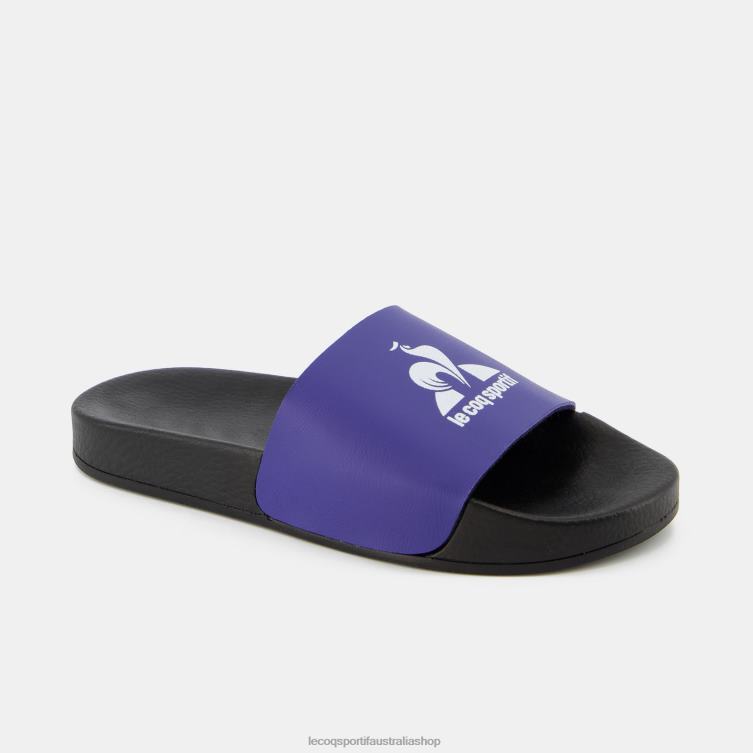 Shoes HVDBF425 Children Le Coq Sportif Slides Made In France Black - Image 2