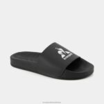 Shoes HVDBF426 Children Le Coq Sportif Slides Made In France Black - Image 2