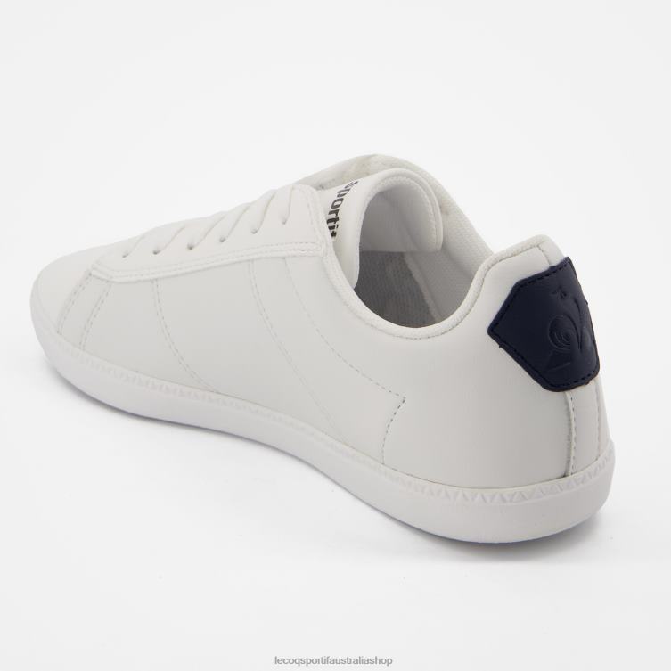 Shoes HVDBF427 Children Le Coq Sportif Shoe Courtclassic Junior White - Image 3