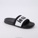 Shoes HVDBF519 Men Le Coq Sportif Slides Black - Image 2