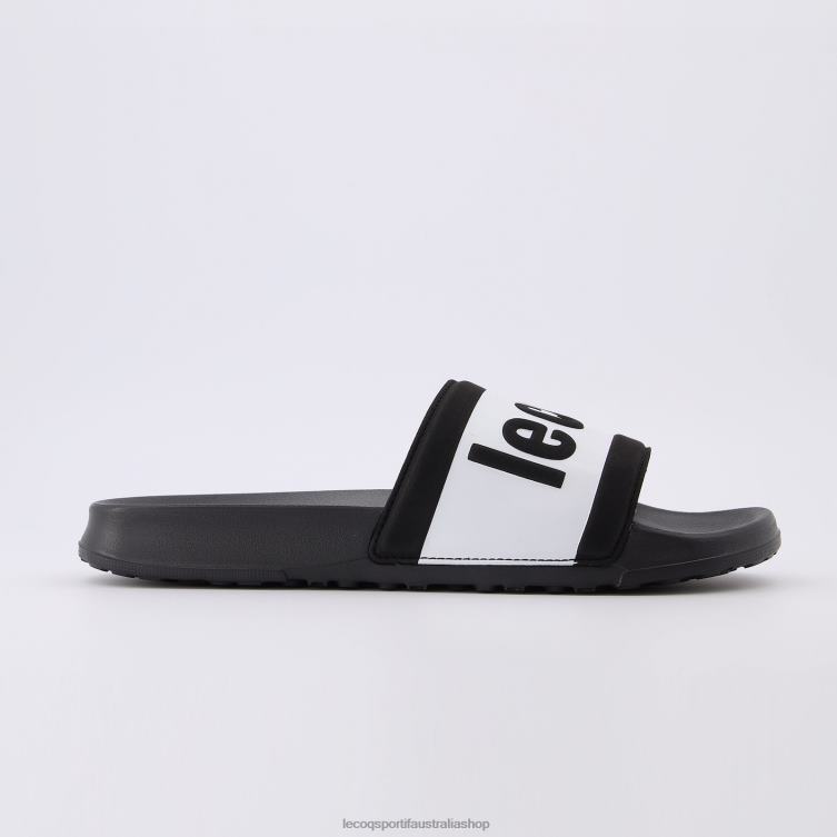 shoes_hvdbf519_men_le_coq_sportif_slides_black.jpg Shoes HVDBF519 Men Le Coq Sportif Slides Black - Image 1