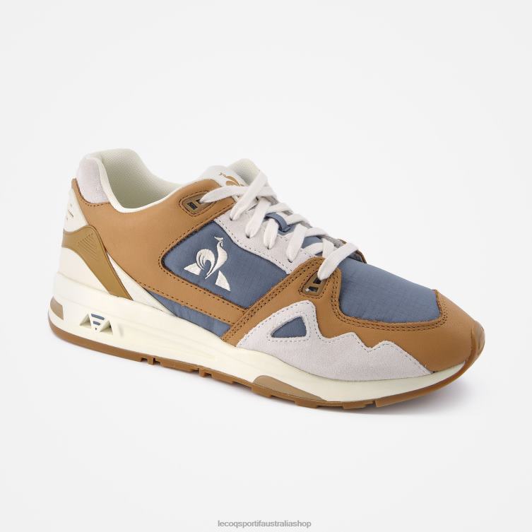 Shoes HVDBF530 Men Le Coq Sportif Shoe Lcs R1000 Ripstop Brown - Image 2