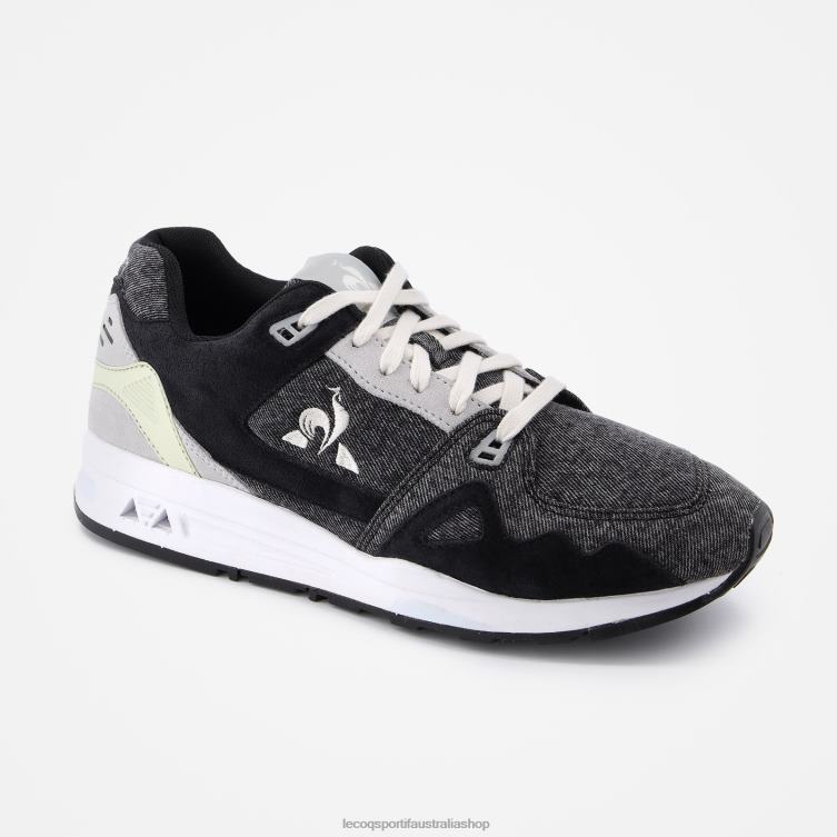 Shoes HVDBF531 Men Le Coq Sportif Shoe Lcs R1000 Denim Black - Image 2