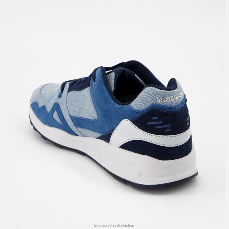Shoes HVDBF532 Men Le Coq Sportif Shoe Lcs R1000 Denim Blue - Image 3