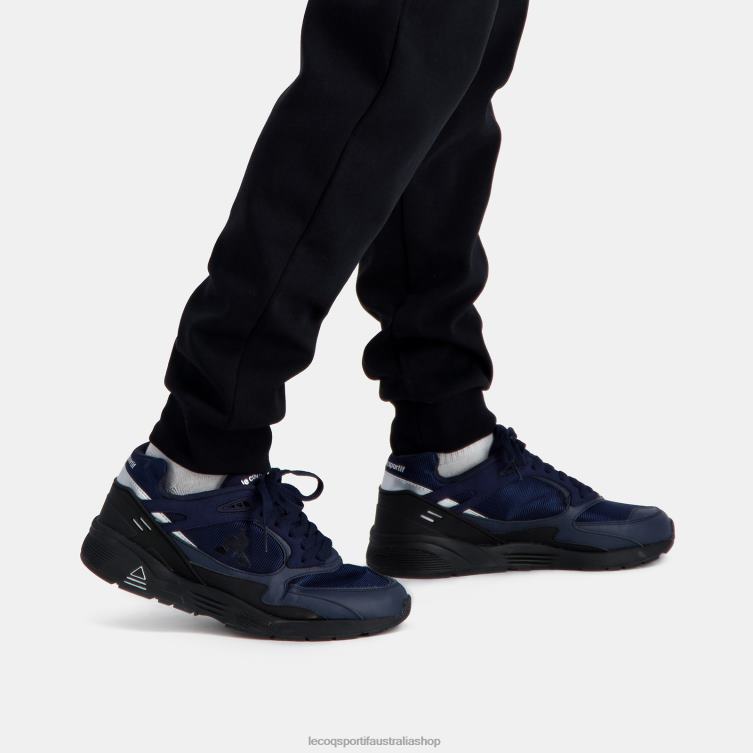 Shoes HVDBF542 Men Le Coq Sportif Shoe Lcs R1100 Black Sole Blue - Image 5