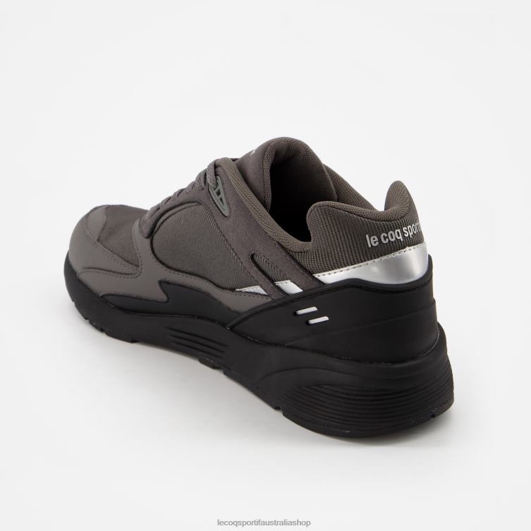 Shoes HVDBF543 Men Le Coq Sportif Shoe Lcs R1100 Black Sole Grey - Image 3