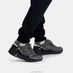 Shoes HVDBF543 Men Le Coq Sportif Shoe Lcs R1100 Black Sole Grey - Image 5