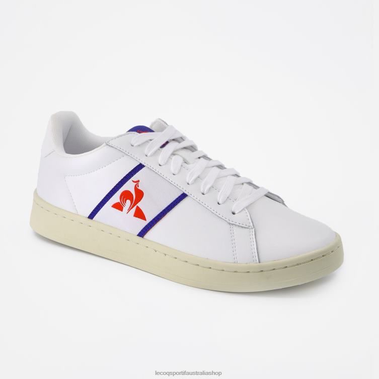 Shoes HVDBF550 Men Le Coq Sportif Shoe Classic Soft Tricolore White - Image 2