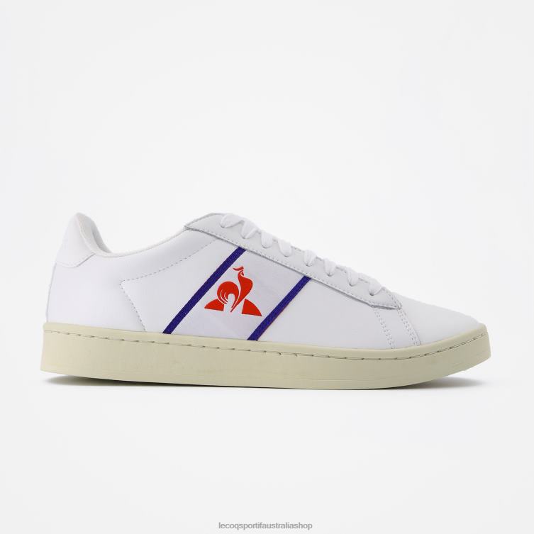 Shoes HVDBF550 Men Le Coq Sportif Shoe Classic Soft Tricolore White - Image 1