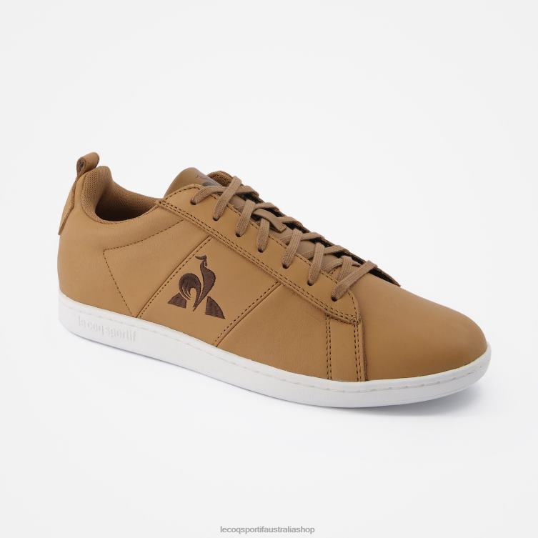Shoes HVDBF563 Men Le Coq Sportif Shoe Courtclassic Craft Brown - Image 2