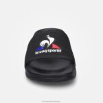 Shoes HVDBF590 Men Le Coq Sportif Slides Black - Image 2