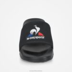 Shoes HVDBF590 Men Le Coq Sportif Slides Black - Image 4