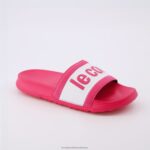 Shoes HVDBF621 Women Le Coq Sportif Slides Pink - Image 2