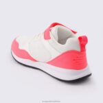 Shoes HVDBF671 Children Le Coq Sportif Shoe Lcs R500 Girl Fluo White - Image 3