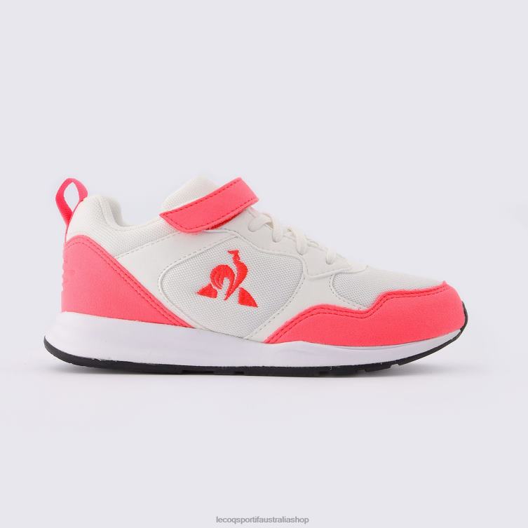 shoes_hvdbf671_children_le_coq_sportif_shoe_lcs_r500_girl_fluo_white.jpg Shoes HVDBF671 Children Le Coq Sportif Shoe Lcs R500 Girl Fluo White - Image 1
