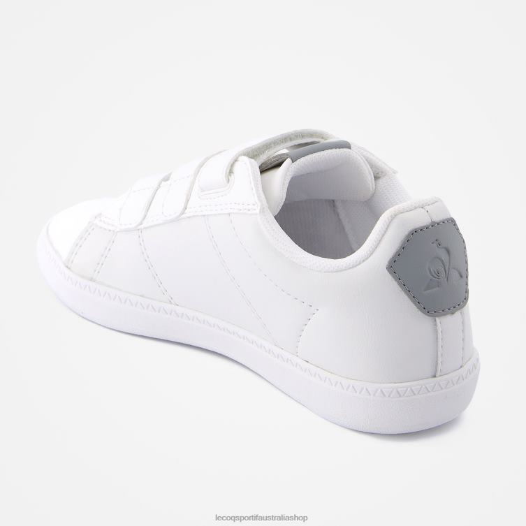 Shoes HVDBF686 Children Le Coq Sportif Shoe Courtclassic 2 Tones White - Image 2