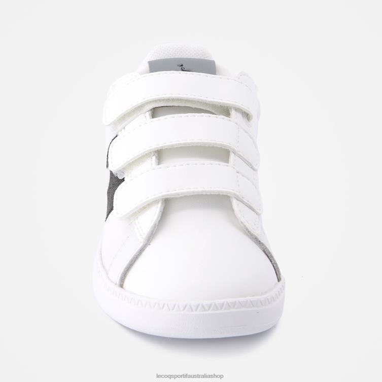 Shoes HVDBF686 Children Le Coq Sportif Shoe Courtclassic 2 Tones White - Image 3