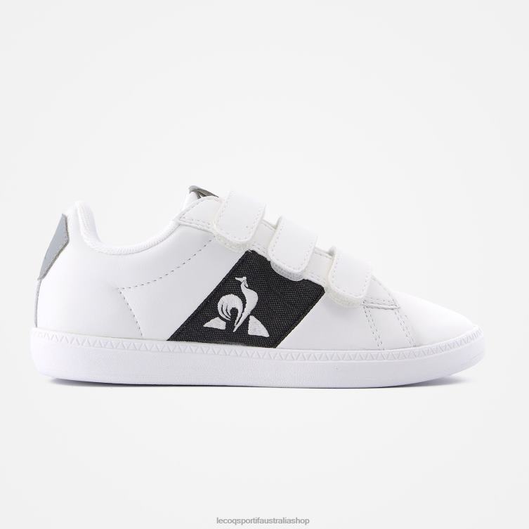 Shoes HVDBF686 Children Le Coq Sportif Shoe Courtclassic 2 Tones White - Image 4