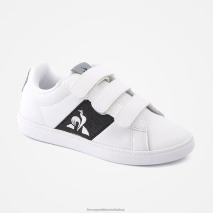 Shoes HVDBF686 Children Le Coq Sportif Shoe Courtclassic 2 Tones White