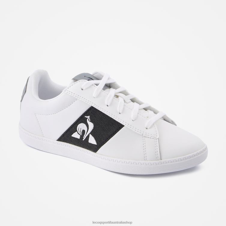 Shoes HVDBF687 Children Le Coq Sportif Shoe Courtclassic Junior 2 Tones White - Image 2