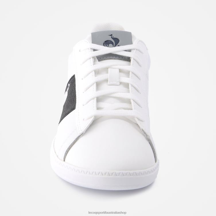 Shoes HVDBF687 Children Le Coq Sportif Shoe Courtclassic Junior 2 Tones White - Image 4