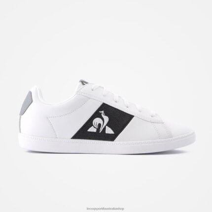 Shoes HVDBF687 Children Le Coq Sportif Shoe Courtclassic Junior 2 Tones White