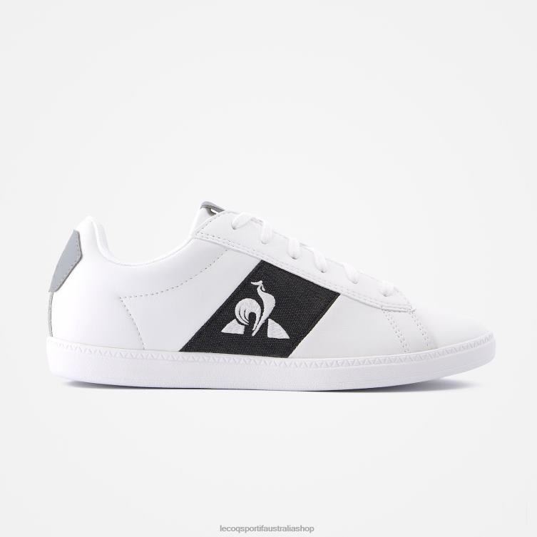 Shoes HVDBF687 Children Le Coq Sportif Shoe Courtclassic Junior 2 Tones White - Image 1