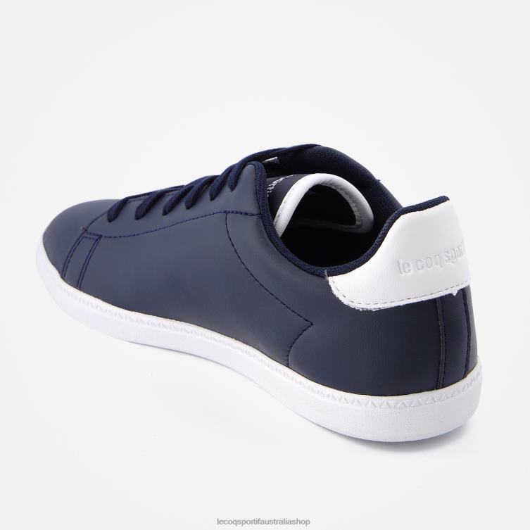 Shoes HVDBF688 Children Le Coq Sportif Shoe Courtset Junior Blue - Image 3